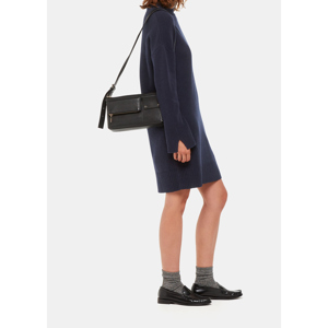 Whistles Amelia Navy Wool Knitted Dress